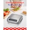 Betty Crocker 3-in-1 Indoor Grill, Sandwich / Panini Press & Waffle Maker Plus, Silver BC-4965S - alternate 7